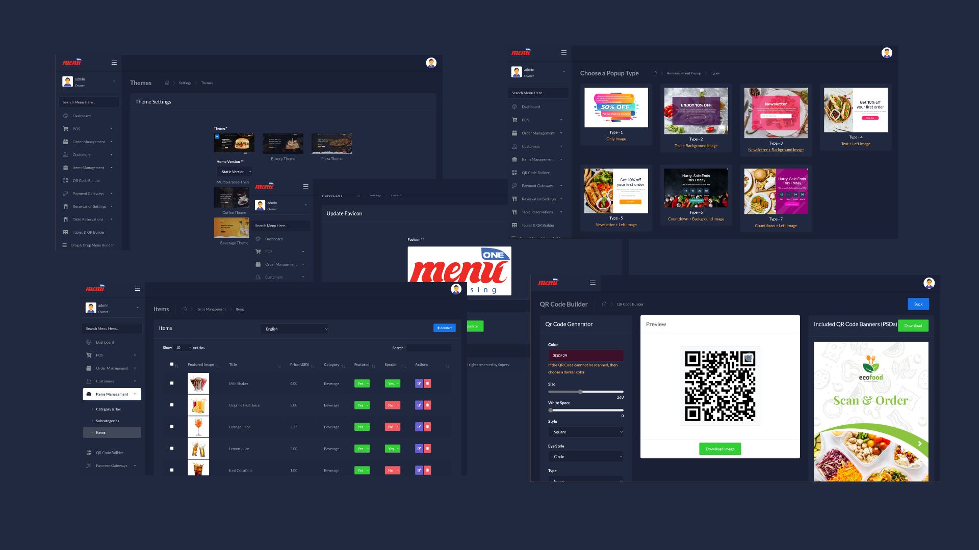 The additional features